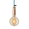 Dizajnové závesné svietidlo Copper