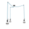 Dizajnové závesné svietidlá ARLI Triple