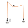 Dizajnové závesné svietidlá ARLI Triple