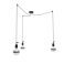 Dizajnové závesné svietidlá ARLI Triple