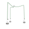 Dizajnové závesné svietidlá ARLI Triple