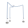 Dizajnové závesné svietidlá ARLI Triple