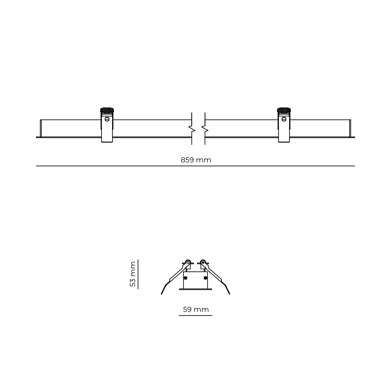 Worker recessed